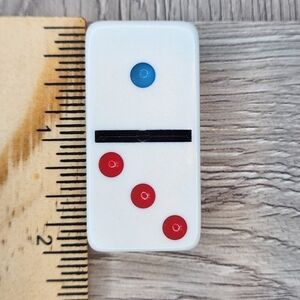 1:3 Replacement Dominoes Large Dot Shiny Color 2 X 1 X 5/8th